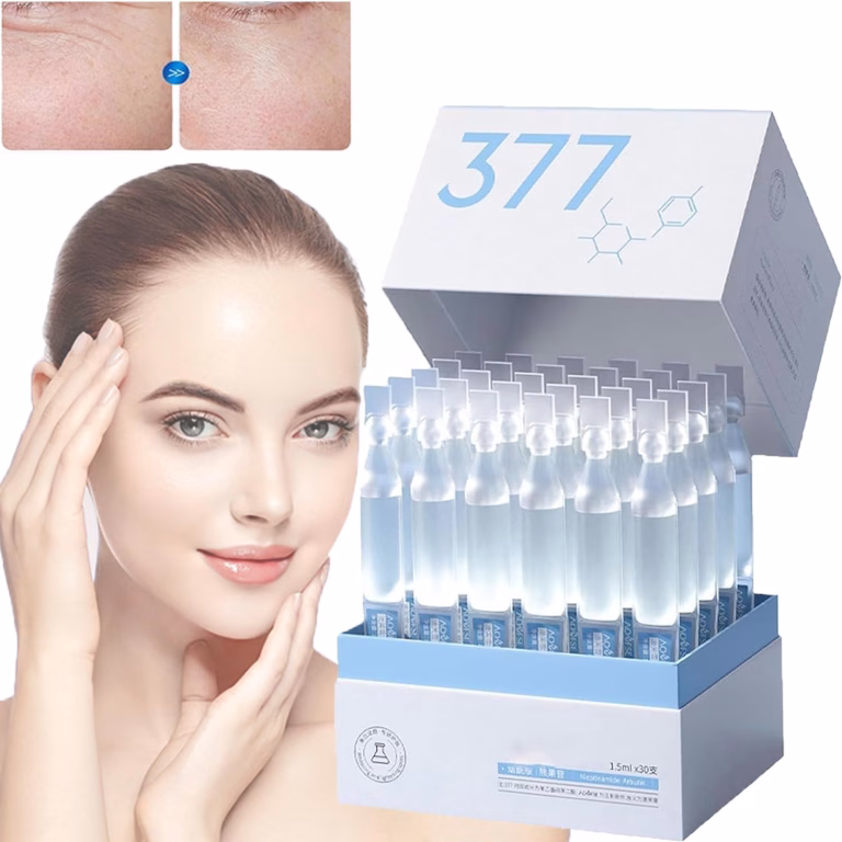3% Hyaluronic Acid Serum Hydrating Vials Smoother Skin|Pre-makeup SkinCare|Serum for Face Single-Use Vials Skincare|Hyaluronic Acid Tubes for Sensitive Skin|4D Hyaluronic Acid for Travel(1.5ml)* 30