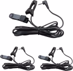 TENS Ear Clips for Vagus Nerve Stimulation: BesCable 3pcs 2.5mm Male to 2 Clips TENS Unit Vagal Nerve Stimulator Device Lead Wire Electrode Cable Cords 3.9ft