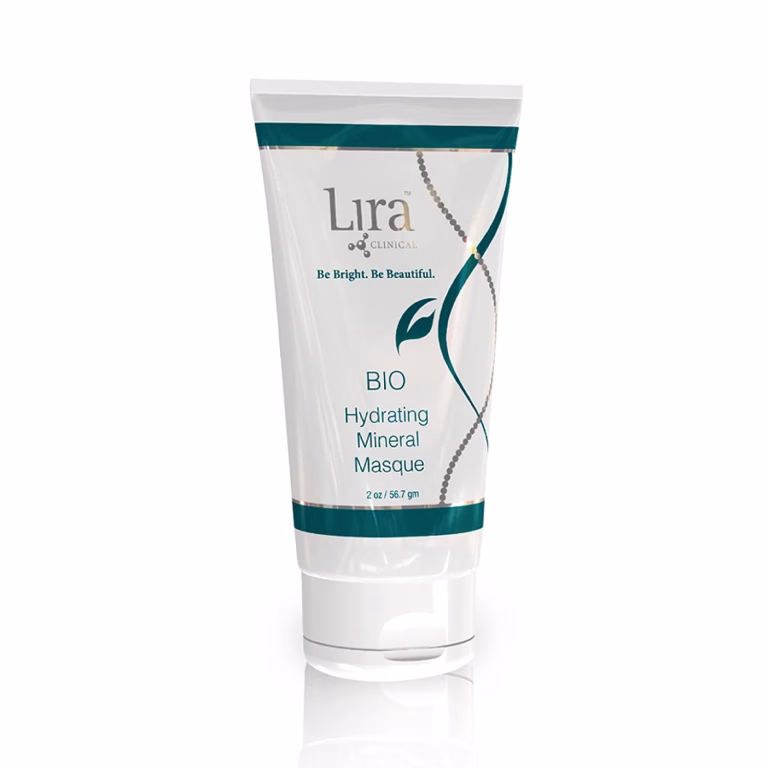 Lira Clinical BIO Hydrating Mineral Masque – Intense Nourishing Mineral Facial Mask with Hyaluronic Acid, Vitamin C & Green Tea – Anti-acne, Anti-Aging For All Skin Types – 2 fl oz