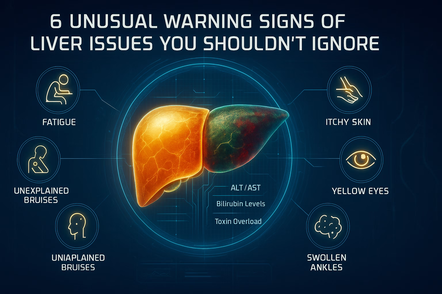 6 Unusual Warning Signs of Liver Issues You Shouldn’t Ignore